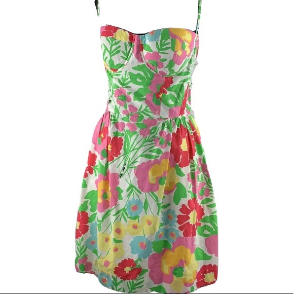 Lilly Pulitzer Dresses & Skirts - Lilly Pulitzer Garden by the Sea Bustier dress 6
